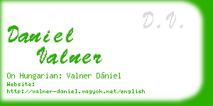 daniel valner business card