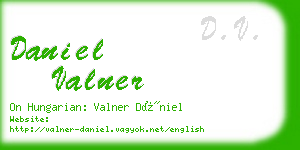 daniel valner business card